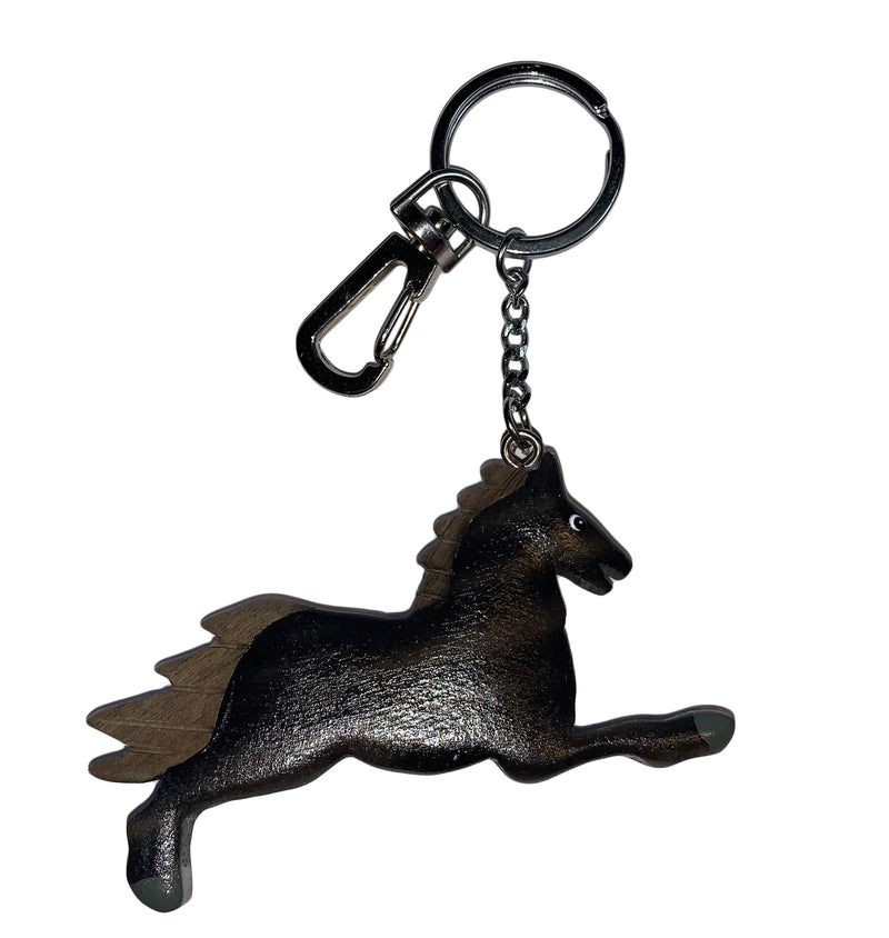 Schlüsselanhänger Pferd aus Holz Nr. PHSAP8615-3