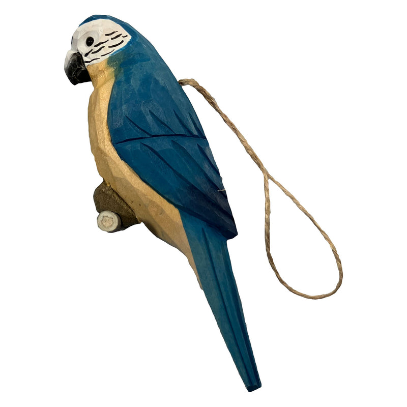 Papagei Ara blau zum hängen