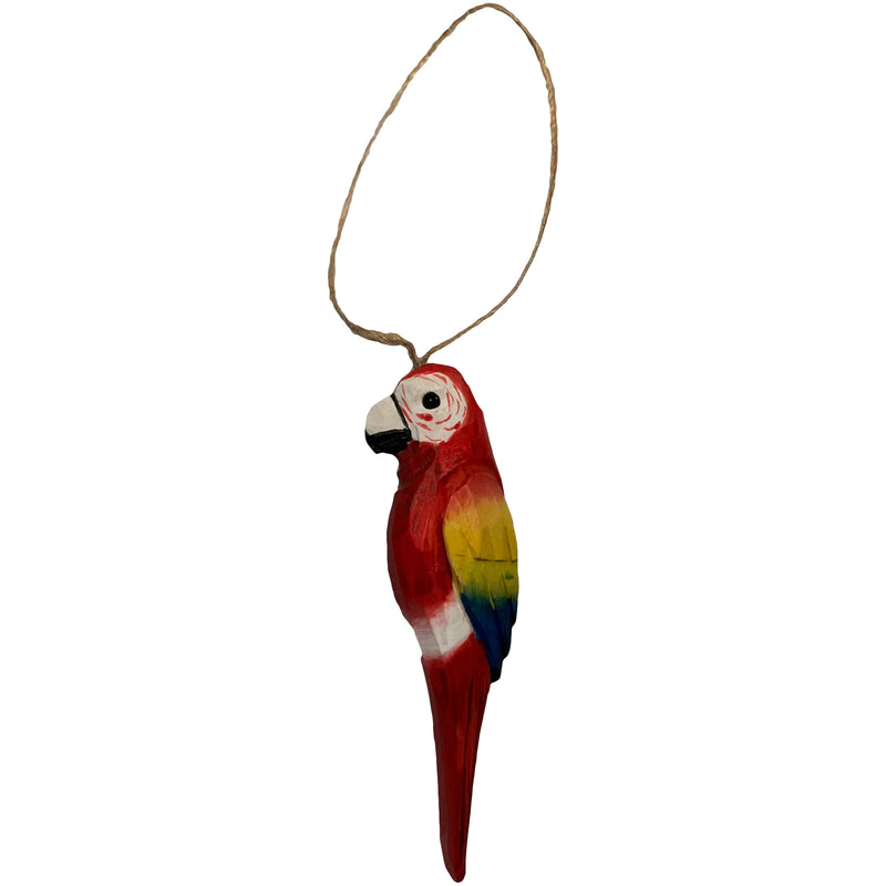 Papagei Ara rot zum hängen