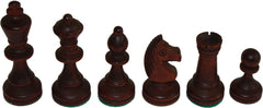 Turnier Schach mit Figuren 3, Nr. 93 aus Holz, Schachspiel 35x35x2,5 cm
