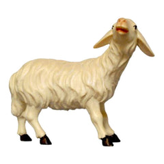 Schaf blöckend aus Ahornholz, Krippenfiguren 