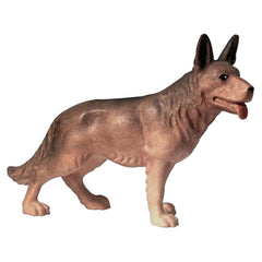 Schäferhund aus Ahornholz, Krippenfiguren 