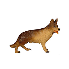 Schäferhund aus Zirbenholz, Krippenfiguren 
