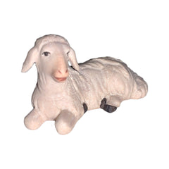 Schaf liegend Nr. 55 aus Ahornholz, Krippenfiguren 