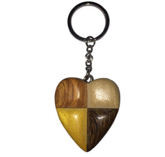 Schlüsselanhänger Herz aus Holz Nr. PHSA8926