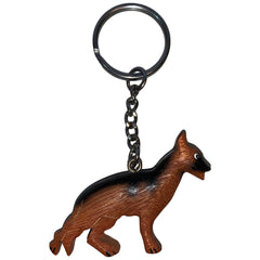 Schlüsselanhänger Schäferhund aus Holz Nr. 019.121