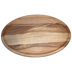 Teller oval aus Kirsch- oder Eschenholz geölt