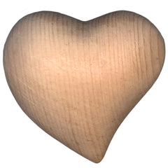 Handschmeichler Herz aus Zirbenholz, naturbelassen